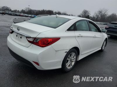 Trzecie zdjęcie samochodu z tyłu: 2014 HYUNDAI SONATA GLS VIN:5NPEB4ACXEH814313 - miniatura