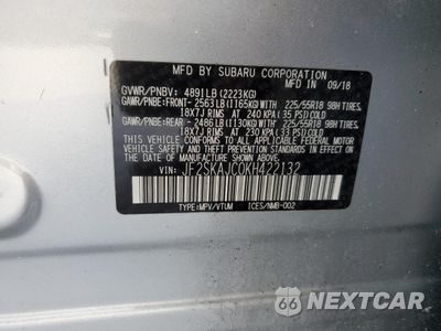 Zdjęcie 13 z 14 samochodu: 2019 SUBARU FORESTER SPORT VIN:JF2SKAJC0KH422132 - miniatura