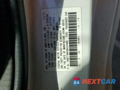 Zdjęcie 13 z 13 samochodu: 2013 HONDA ACCORD EXL VIN:1HGCT1B80DA004466 - miniatura