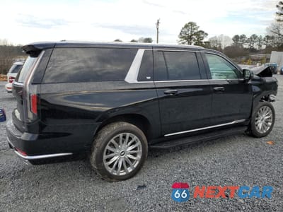 Trzecie zdjęcie samochodu z tyłu: 2022 CADILLAC ESCALADE ESV PREMIUM LUXURY VIN:1GYS4KKL4NR134278 - miniatura