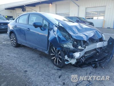 Czwarte zdjęcie samochodu z boku: 2014 HONDA CIVIC EXL VIN:19XFB2F95EE057377 - miniatura