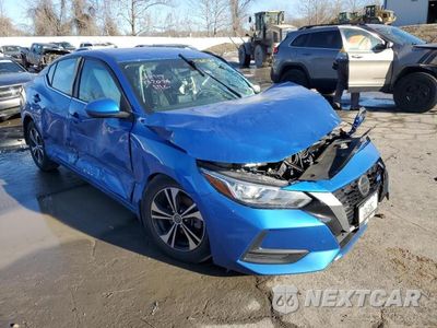 Czwarte zdjęcie samochodu z boku: 2021 NISSAN SENTRA SV VIN:3N1AB8CV8MY239069 - miniatura