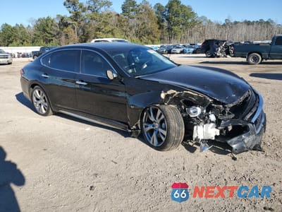 Czwarte zdjęcie samochodu z boku: 2019 INFINITI Q70L 3.7 LUXE VIN:JN1BY1PR5KM725278 - miniatura