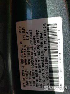 Zdjęcie 15 z 15 samochodu: 2012 HONDA ACCORD LX VIN:1HGCP2F33CA164669 - miniatura