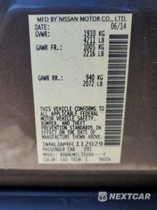 Zdjęcie 13 z 13 samochodu: 2015 NISSAN ALTIMA 2.5 VIN:1N4AL3AP4FC112029 - miniatura