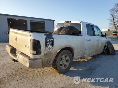 Trzecie zdjęcie samochodu z tyłu: 2012 DODGE RAM 1500 SLT VIN:1C6RD7GT3CS189490 - miniatura