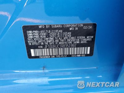 Zdjęcie 13 z 13 samochodu: 2024 SUBARU IMPREZA RS VIN:JF1GUHJC1R8351997 - miniatura