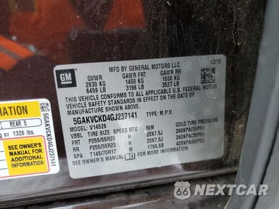 Zdjęcie 16 z 16 samochodu: 2016 BUICK ENCLAVE VIN:5GAKVCKD4GJ237141 - miniatura
