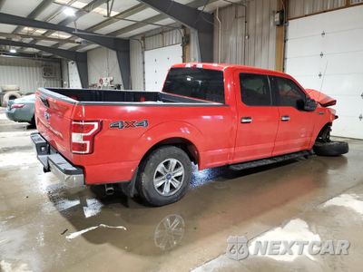 Trzecie zdjęcie samochodu z tyłu: 2018 FORD F150 SUPERCREW VIN:1FTFW1E54JFA73731 - miniatura