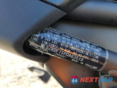 Zdjęcie 9 z 10 samochodu: 2023 KAWASAKI ZR900 F VIN:ML5ZRDF15PDA63518 - miniatura