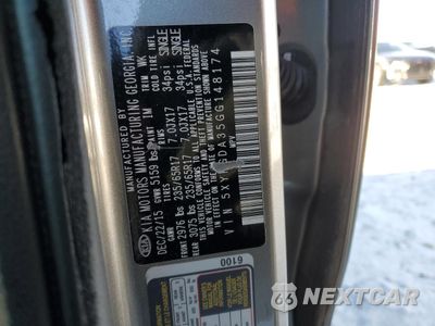 Zdjęcie 15 z 15 samochodu: 2016 KIA SORENTO LX VIN:5XYPGDA35GG148174 - miniatura