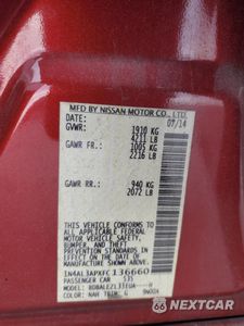 Zdjęcie 14 z 14 samochodu: 2015 NISSAN ALTIMA 2.5 VIN:1N4AL3APXFC136660 - miniatura