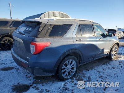 Trzecie zdjęcie samochodu z tyłu: 2020 FORD EXPLORER LIMITED VIN:1FMSK8FH5LGB56864 - miniatura