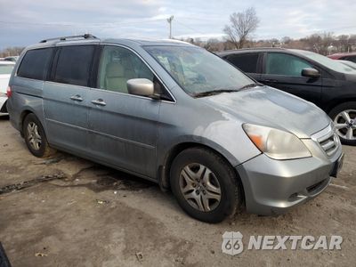 Czwarte zdjęcie samochodu z boku: 2005 HONDA ODYSSEY EX VIN:5FNRL38485B112691 - miniatura