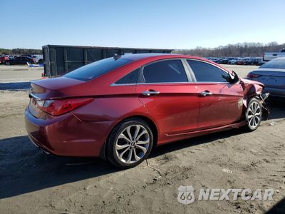 Trzecie zdjęcie samochodu z tyłu: 2013 HYUNDAI SONATA SE VIN:5NPEC4AC7DH526003 - miniatura