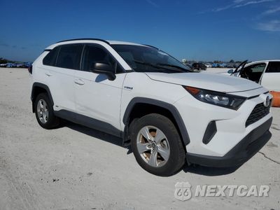 Czwarte zdjęcie samochodu z boku: 2021 TOYOTA RAV4 LE VIN:4T3LWRFV3MU038486 - miniatura