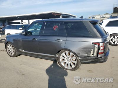 Drugie zdjęcie samochodu z przodu: 2016 LAND ROVER RANGE ROVER SUPERCHARGED VIN:SALGS2EF1GA245047 - miniatura