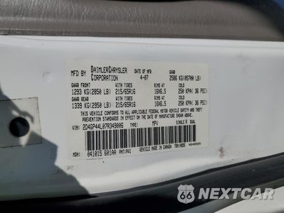 Zdjęcie 15 z 15 samochodu: 2002 DODGE GRAND CARAVAN SXT VIN:2D4GP44L07R349006 - miniatura