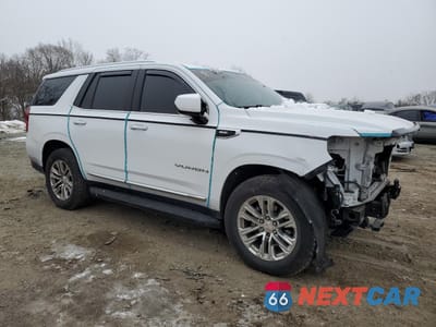 Czwarte zdjęcie samochodu z boku: 2021 GMC YUKON SLT VIN:1GKS2BKD3MR275298 - miniatura