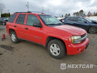 Czwarte zdjęcie samochodu z boku: 2002 CHEVROLET TRAILBLAZER VIN:1GNDT13S822383891 - miniatura