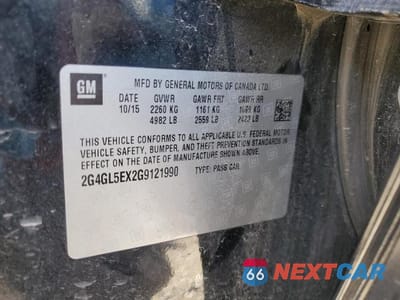Zdjęcie 12 z 12 samochodu: 2016 BUICK REGAL VIN:2G4GL5EX2G9121990 - miniatura