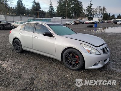 Czwarte zdjęcie samochodu z boku: 2013 INFINITI G37 BASE VIN:JN1CV6AP4DM726250 - miniatura