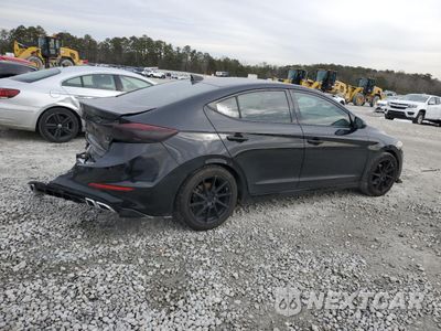 Trzecie zdjęcie samochodu z tyłu: 2018 HYUNDAI ELANTRA SEL VIN:5NPD84LF1JH219815 - miniatura
