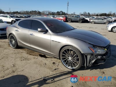 Czwarte zdjęcie samochodu z boku: 2015 MASERATI GHIBLI S VIN:ZAM57RTA0F1156323 - miniatura