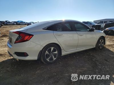 Trzecie zdjęcie samochodu z tyłu: 2019 HONDA CIVIC LX VIN:19XFC2F62KE035433 - miniatura