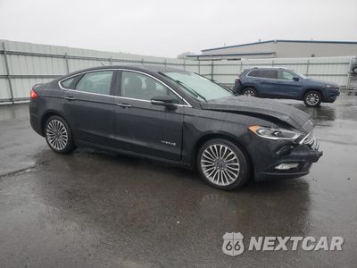 Czwarte zdjęcie samochodu z boku: 2018 FORD FUSION TITANIUM/PLATINUM HEV VIN:3FA6P0RU2JR117081 - miniatura