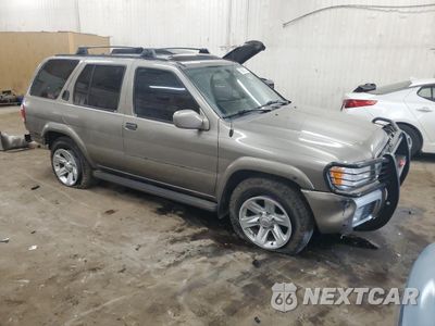 Czwarte zdjęcie samochodu z boku: 2003 NISSAN PATHFINDER LE VIN:JN8DR09Y13W829455 - miniatura