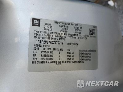 Zdjęcie 12 z 12 samochodu: 2013 GMC SIERRA K1500 SLE VIN:1GTR2VE78DZ179717 - miniatura