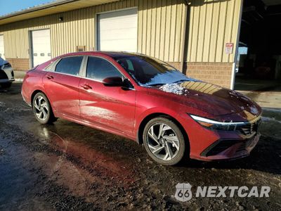 Czwarte zdjęcie samochodu z boku: 2024 HYUNDAI ELANTRA LIMITED VIN:KMHLN4DJ5RU103487 - miniatura