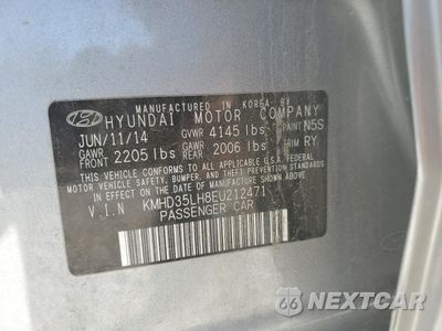 Zdjęcie 14 z 14 samochodu: 2014 HYUNDAI ELANTRA GT VIN:KMHD35LH8EU212471 - miniatura