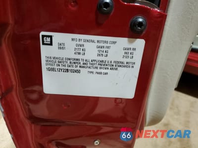 Zdjęcie 12 z 12 samochodu: 2002 CADILLAC ELDORADO ESC VIN:1G6EL12Y22B102450 - miniatura