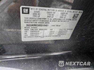 Zdjęcie 12 z 12 samochodu: 2014 CHEVROLET SILVERADO K1500 LT VIN:3GCUKREC8EG518461 - miniatura