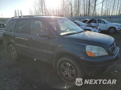 Czwarte zdjęcie samochodu z boku: 2005 HONDA PILOT EXL VIN:2HKYF18505H542958 - miniatura