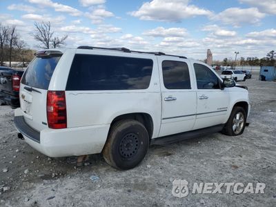 Trzecie zdjęcie samochodu z tyłu: 2011 CHEVROLET SUBURBAN C1500 LTZ VIN:1GNSCKE03BR180598 - miniatura