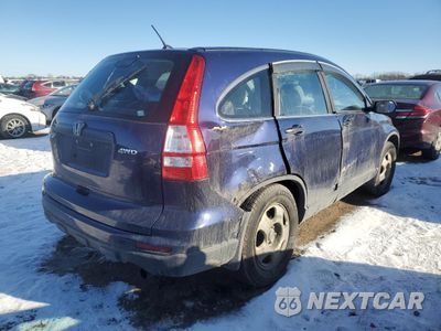 Trzecie zdjęcie samochodu z tyłu: 2011 HONDA CR-V LX VIN:5J6RE4H34BL026322 - miniatura