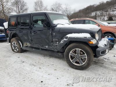 Czwarte zdjęcie samochodu z boku: 2018 JEEP WRANGLER UNLIMITED SAHARA VIN:1C4HJXEGXJW260824 - miniatura