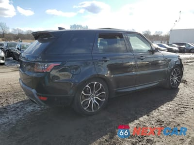 Trzecie zdjęcie samochodu z tyłu: 2021 LAND ROVER RANGE ROVER SPORT HSE SILVER EDITION VIN:SALWR2SU7MA782432 - miniatura