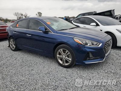 Czwarte zdjęcie samochodu z boku: 2018 HYUNDAI SONATA SPORT VIN:5NPE34AF2JH666711 - miniatura