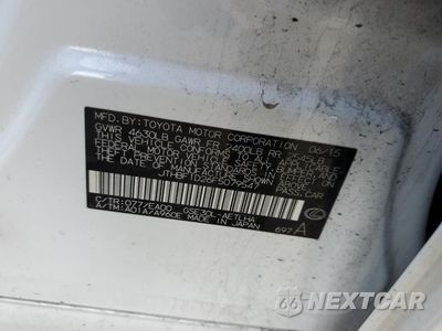 Zdjęcie 14 z 14 samochodu: 2015 LEXUS IS 250 VIN:JTHBF1D26F5079547 - miniatura
