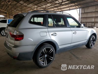 Trzecie zdjęcie samochodu z tyłu: 2007 BMW X3 3.0SI VIN:WBXPC93417WF02666 - miniatura