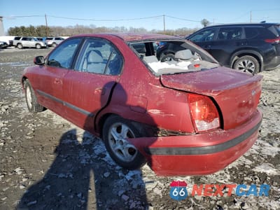 Drugie zdjęcie samochodu z przodu: 2004 HYUNDAI ELANTRA GLS VIN:KMHDN46D04U737438 - miniatura