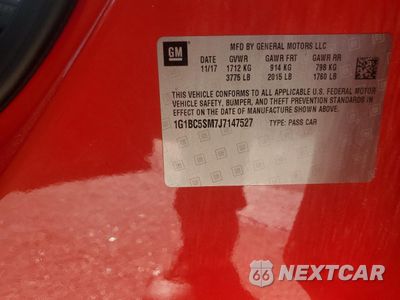 Zdjęcie 12 z 13 samochodu: 2018 CHEVROLET CRUZE LS VIN:1G1BC5SM7J7147527 - miniatura