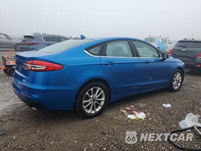 Trzecie zdjęcie samochodu z tyłu: 2020 FORD FUSION SE VIN:3FA6P0HD5LR168627 - miniatura