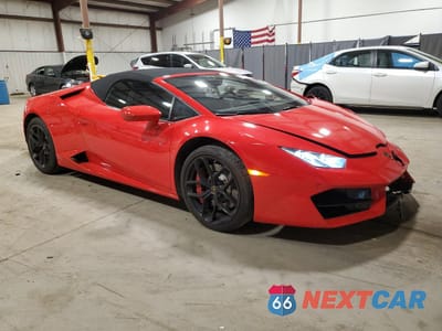 Czwarte zdjęcie samochodu z boku: 2017 LAMBORGHINI HURACAN VIN:ZHWUR2ZF5HLA06794 - miniatura