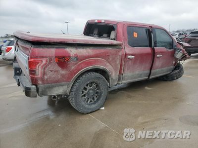 Trzecie zdjęcie samochodu z tyłu: 2017 FORD F150 SUPERCREW VIN:1FTEW1EF7HFC88535 - miniatura