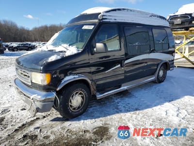 2002 FORD ECONOLINE E150 VAN 1FDRE14W92HA76300 - główne zdjęcie licytacji z USA - miniatura